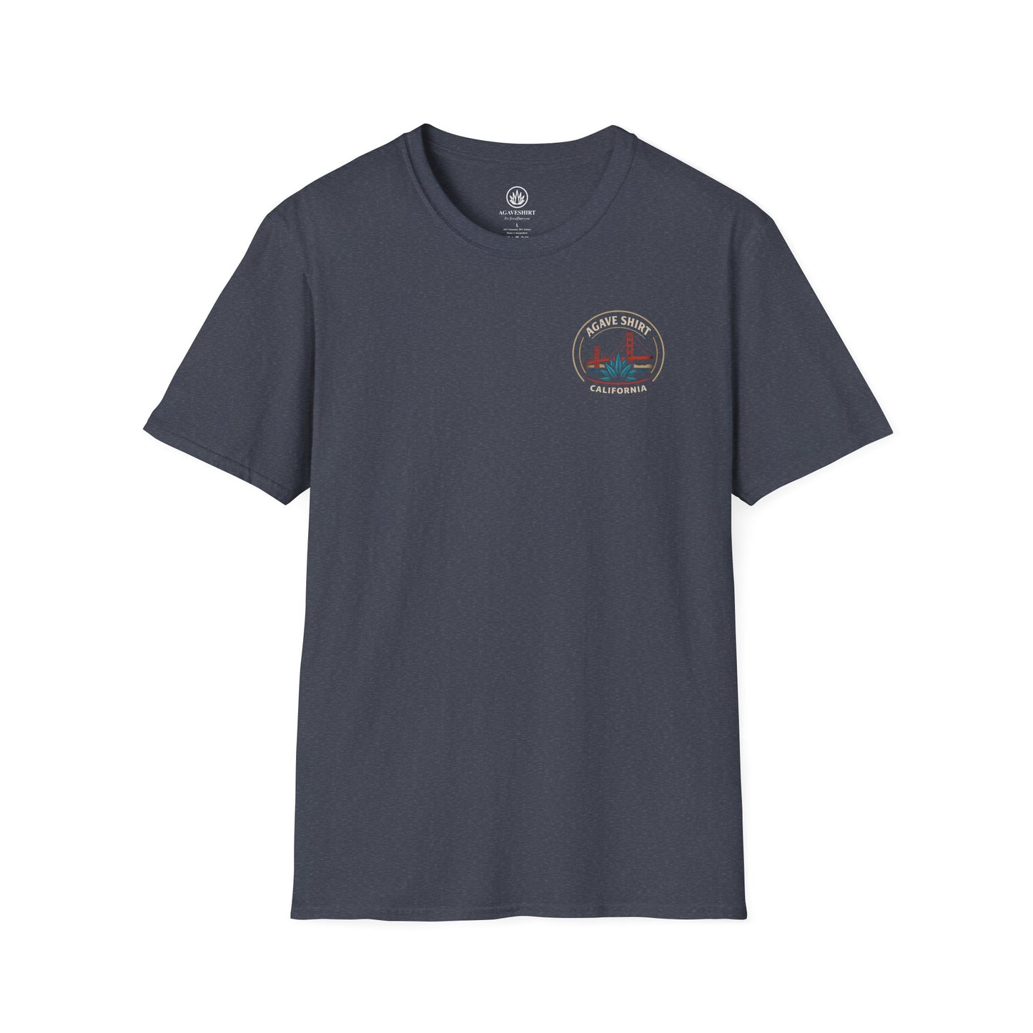 California Edition Agave Shirt — Golden Gate Agave | Gildan 64000 | Unisex Softstyle Tee