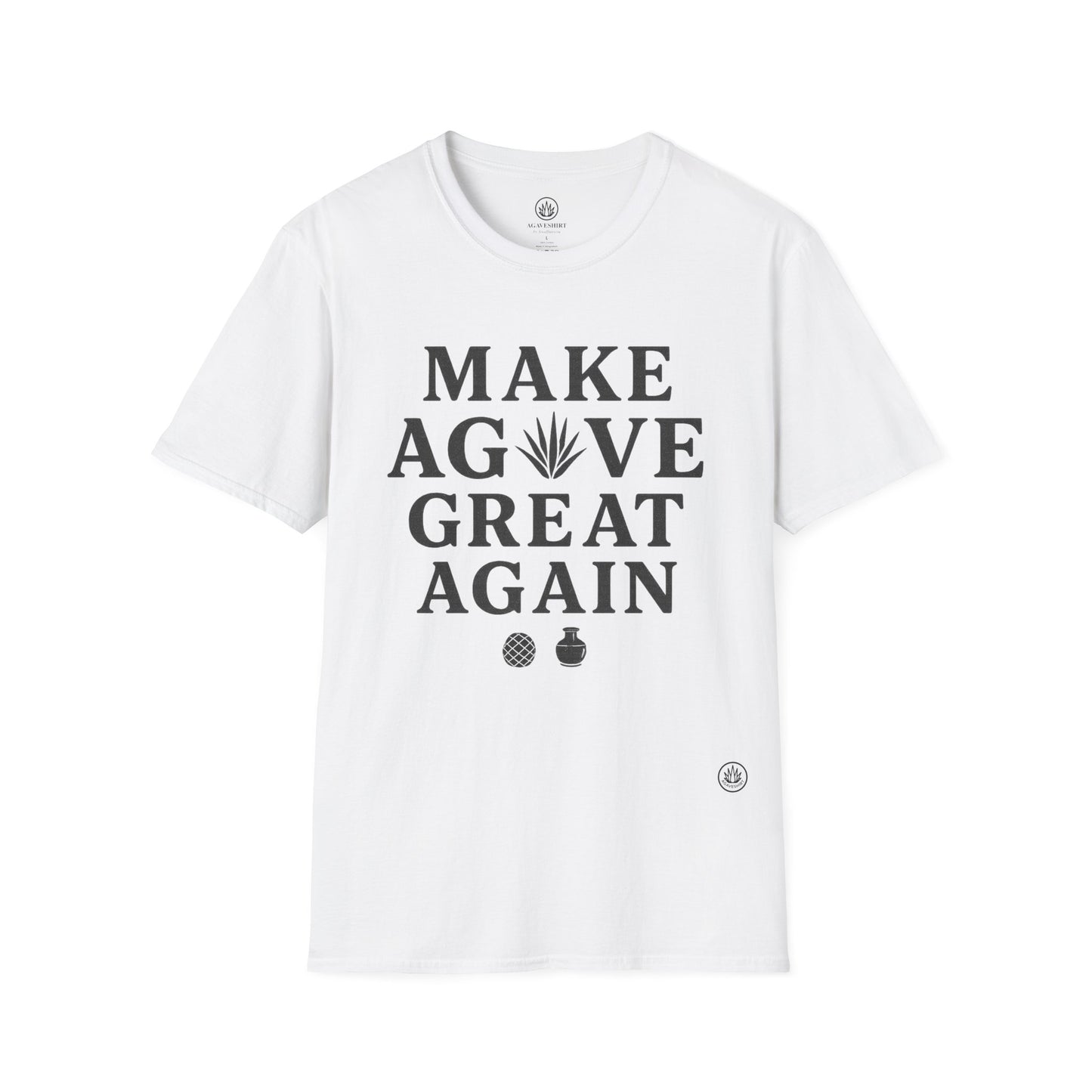 Make Agave Great Again | Agave Shirt | Gildan 64000 | Unisex Softstyle Cotton T-Shirt