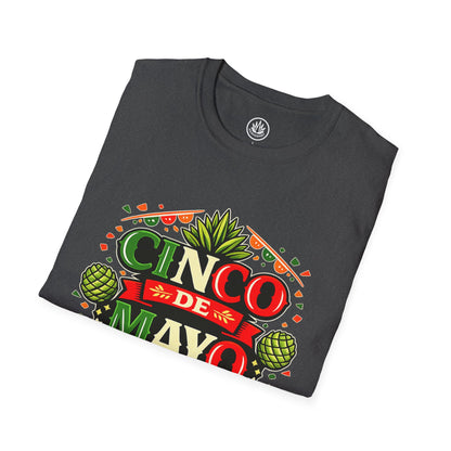 Cinco de Mayo Agave Shirt | Gildan 64000 | Unisex Softstyle Cotton T-Shirt