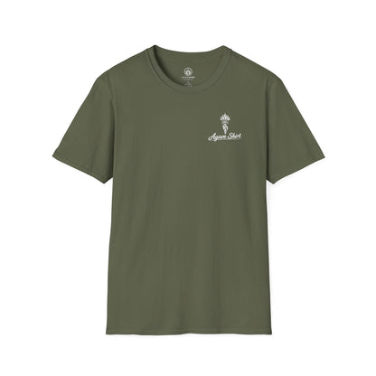 New York Edition Agave Shirt — Lady Liberty Cityscape | Gildan 64000 | Unisex Softstyle Tee