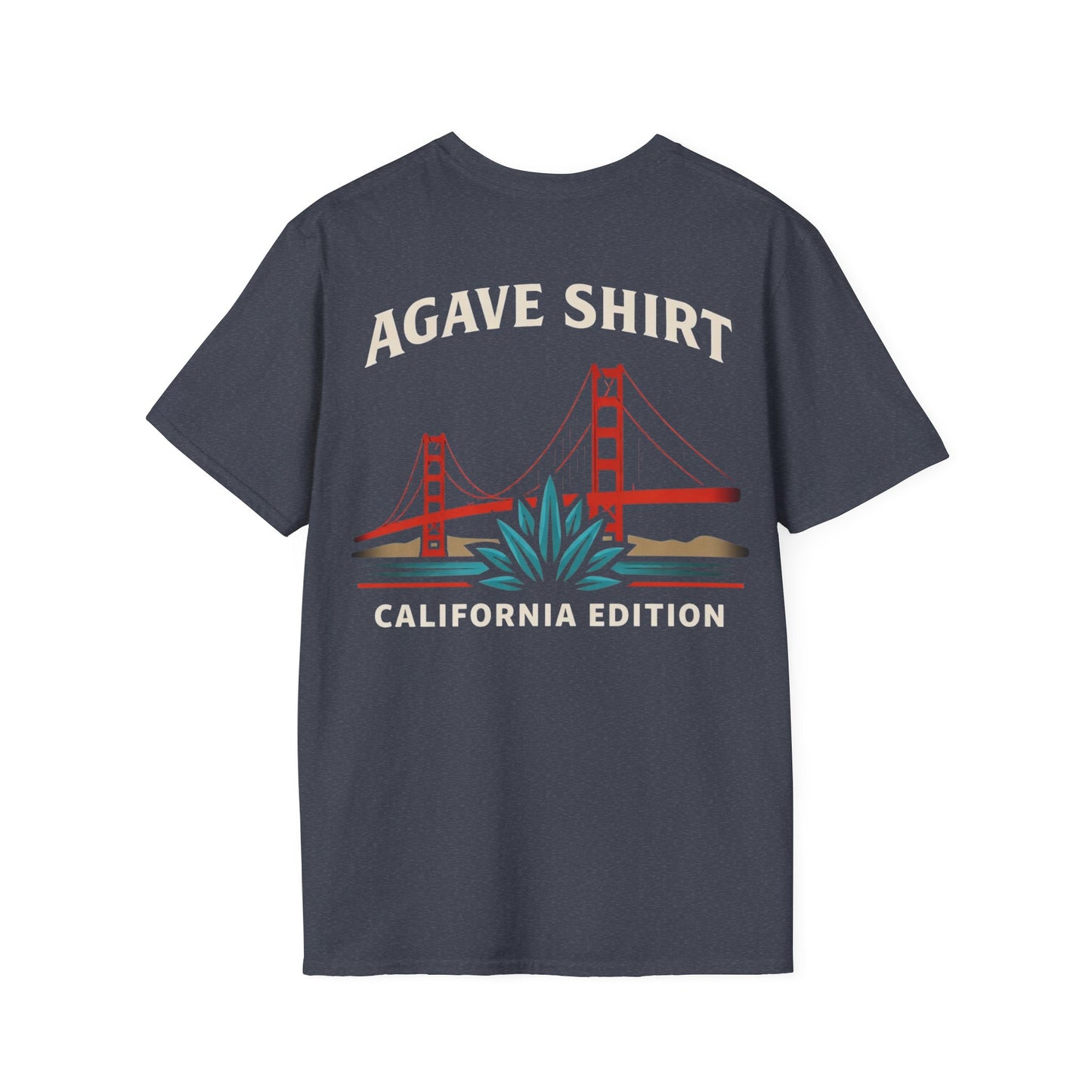 California Edition Agave Shirt — Golden Gate Agave | Gildan 64000 | Unisex Softstyle Tee