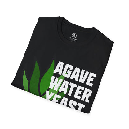 Agave. Water. Yeast. Sin Aditivos. | Agave Shirt | Gildan 64000 | Unisex Softstyle Cotton T-Shirt