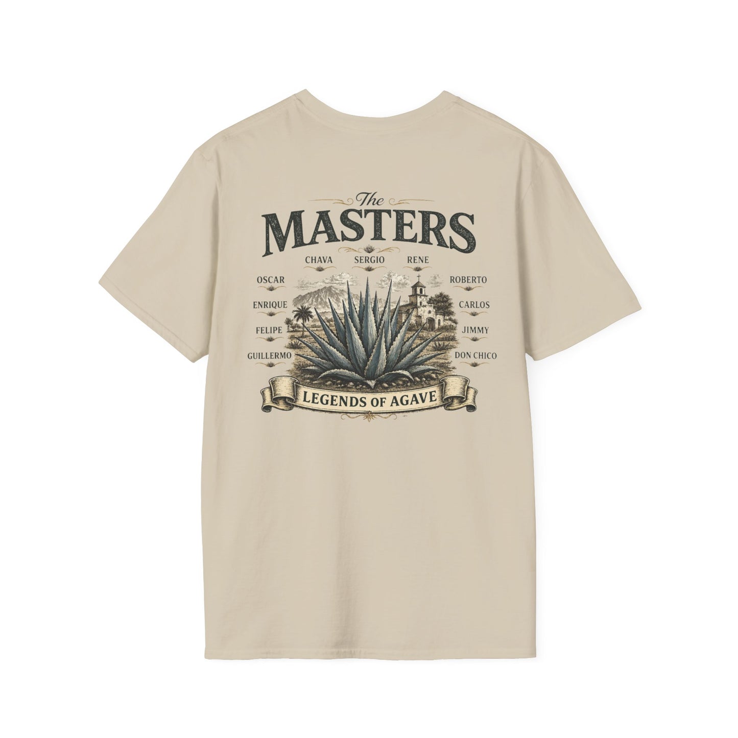 The Masters — Legends of Agave | Agave Shirt | Gildan 64000 | Unisex Softstyle Cotton T-Shirt