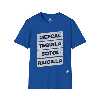 Agave Spirits – Mezcal, Tequila, Raicilla, Sotol | Agave Shirt | Gildan 64000 | Unisex Softstyle Cotton T-Shirt