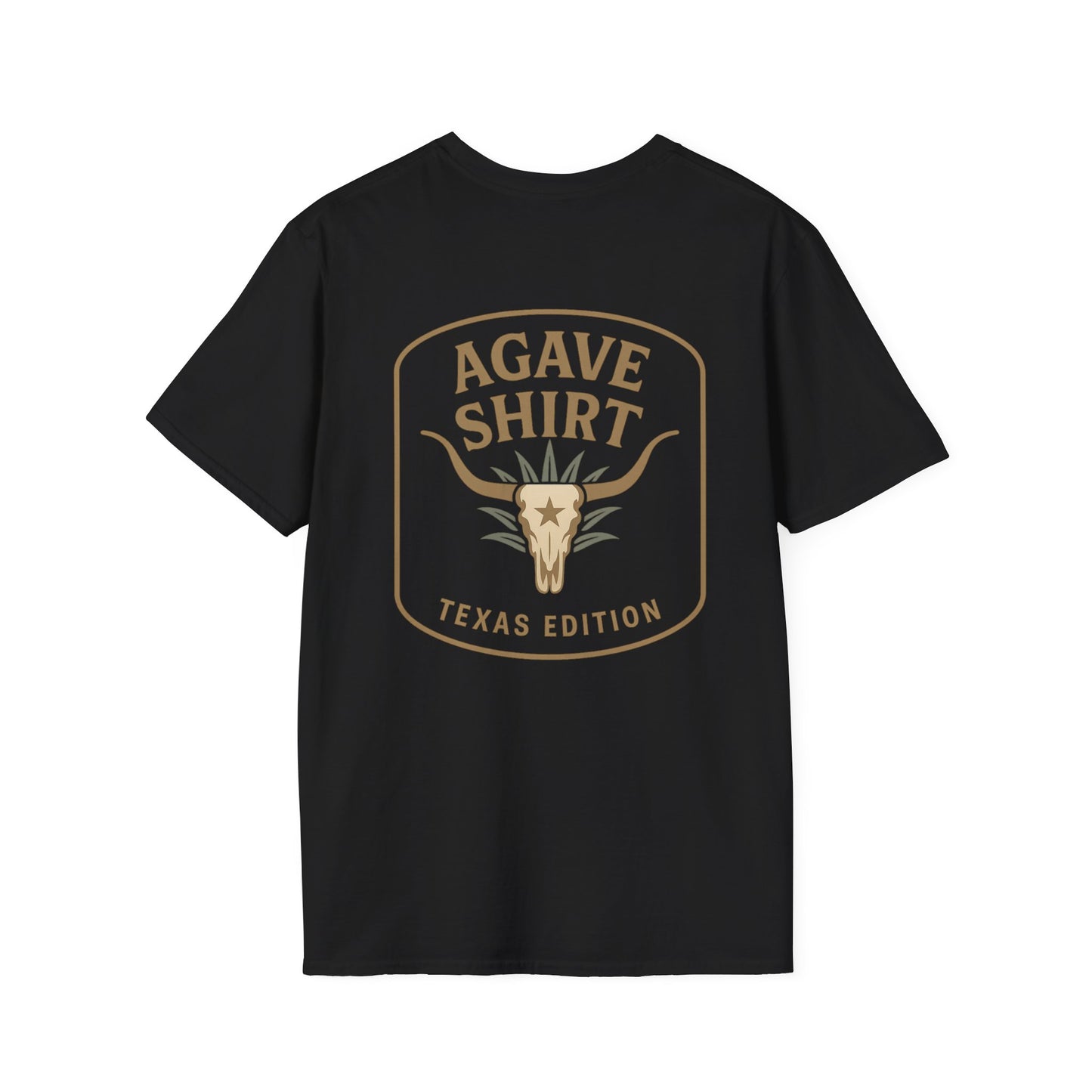 Texas Edition Agave Shirt — Longhorn | Gildan 64000 | Unisex Softstyle Cotton Tee