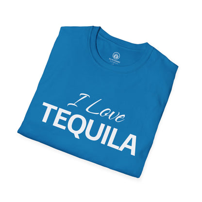 I Love Tequila | Agave Shirt | Gildan 64000 | Unisex Softstyle Cotton T-Shirt