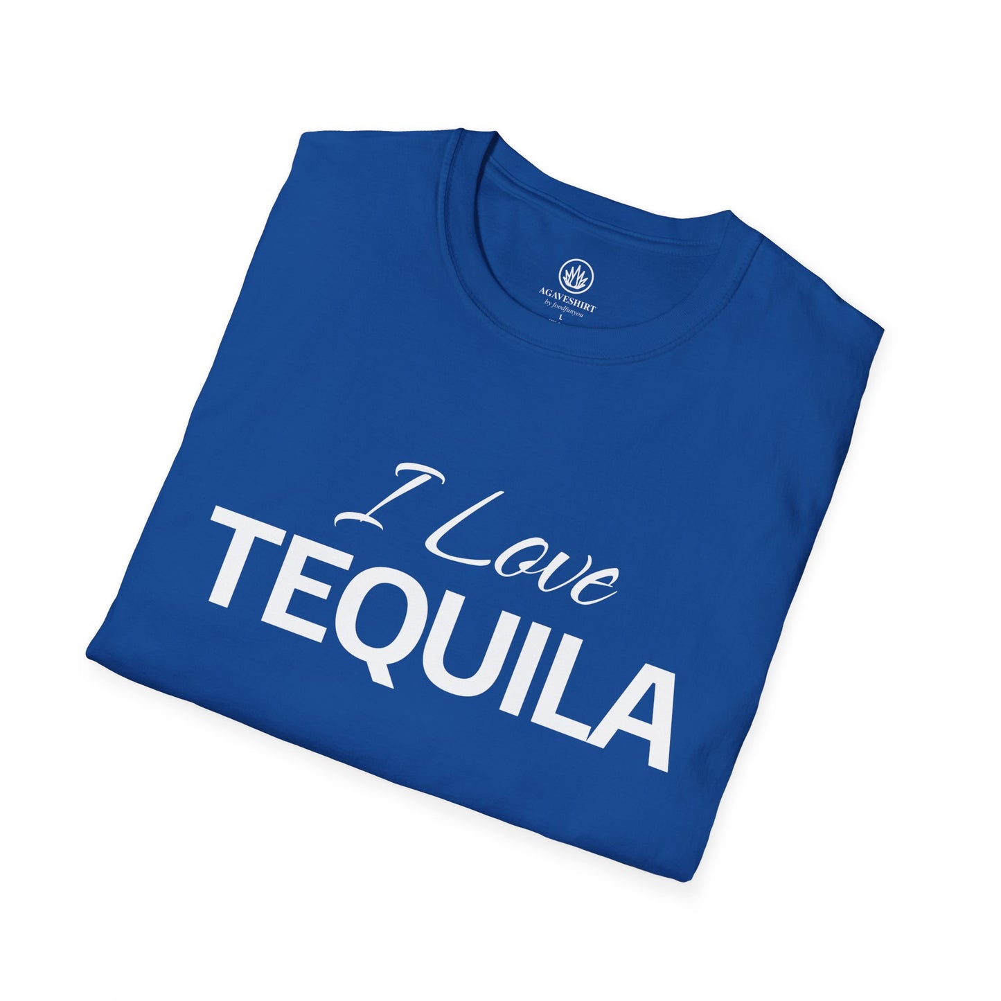 I Love Tequila | Agave Shirt | Gildan 64000 | Unisex Softstyle Cotton T-Shirt