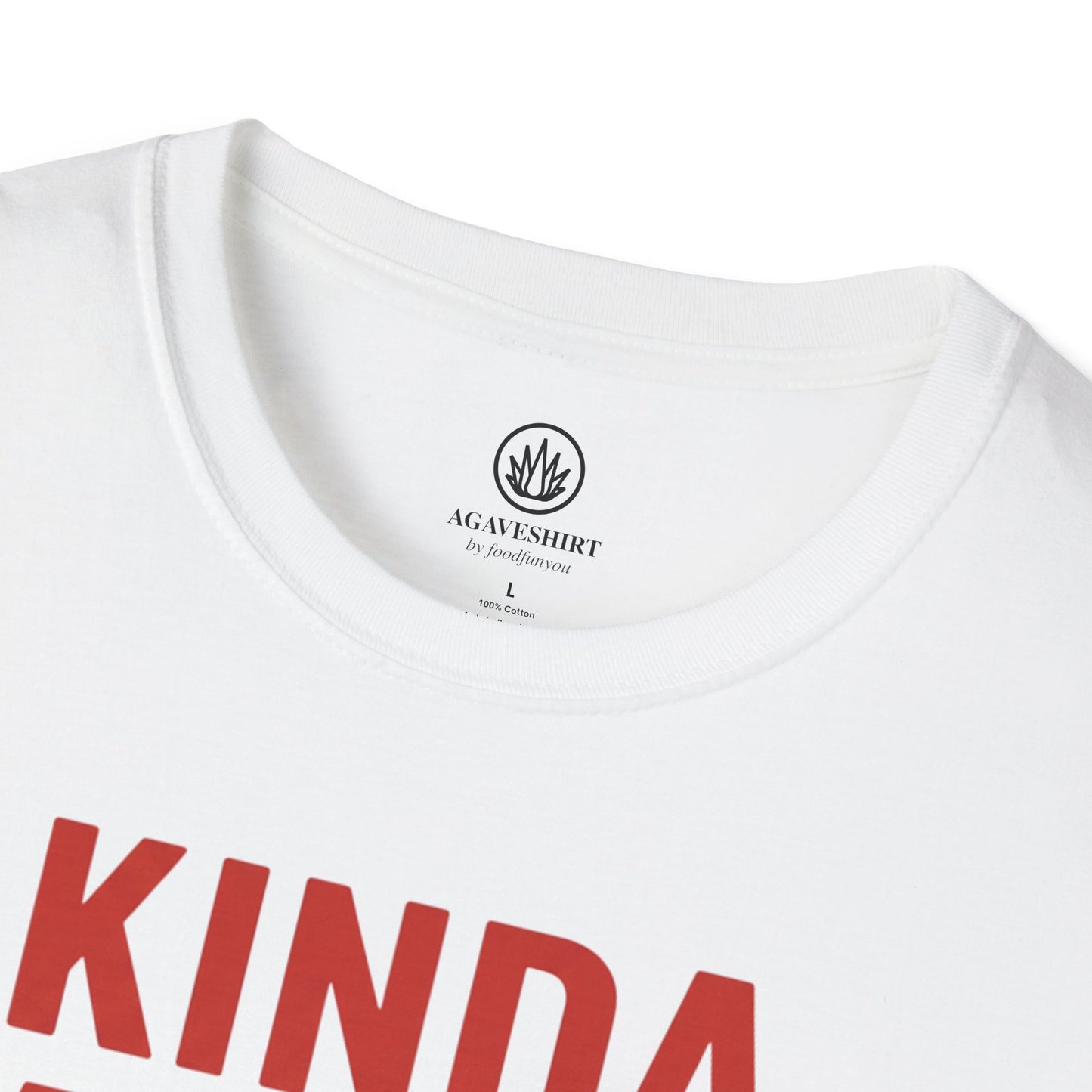 Kinda Naughty After Tequila – Kinda Nice Before It | Gildan 64000 | Unisex Softstyle Tee