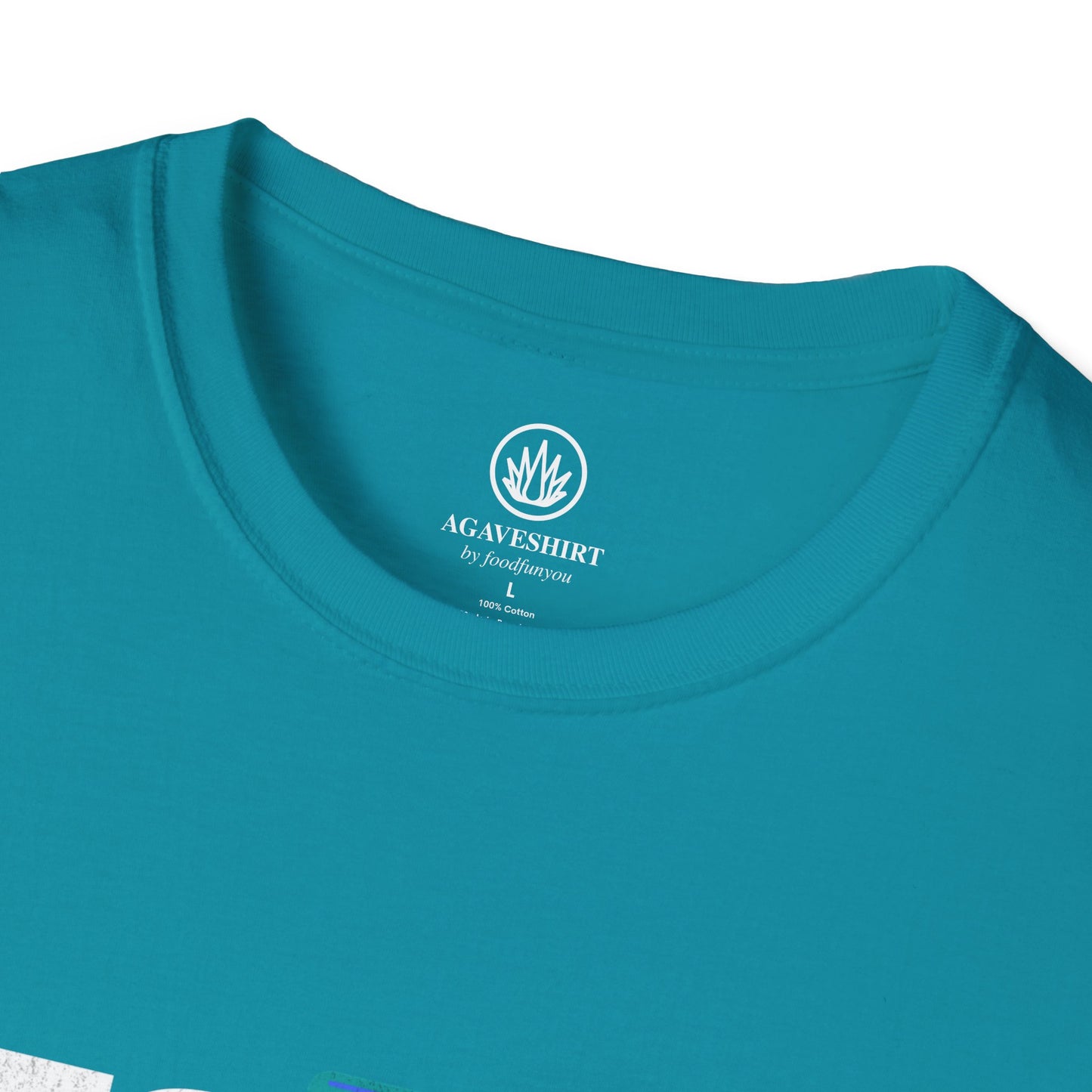 Tequila Bottle Agave Shirt | Gildan 64000 | Unisex Softstyle Cotton T-Shirt