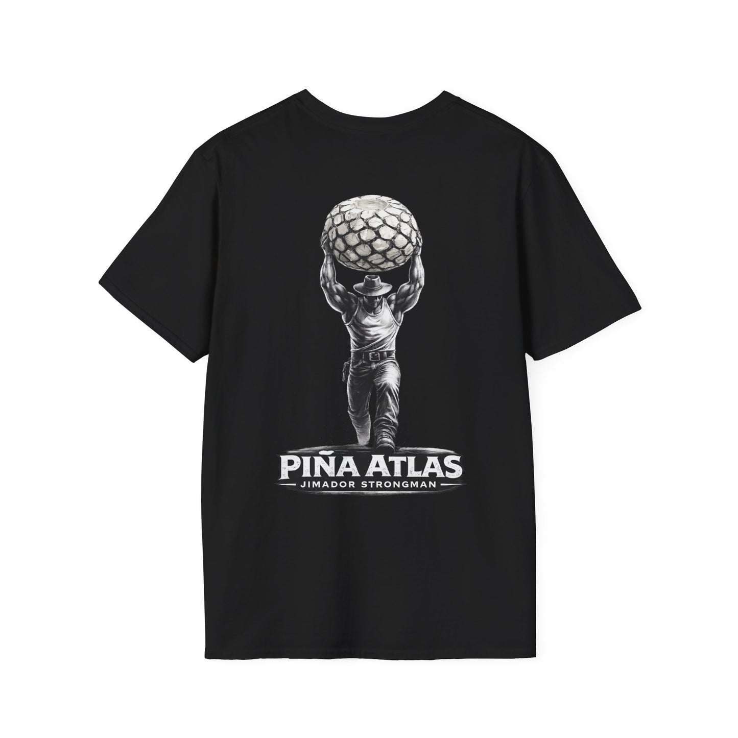 Jimador Strongman Series — Piña Atlas | Agave Shirt | Gildan 64000 | Unisex Softstyle T-Shirt