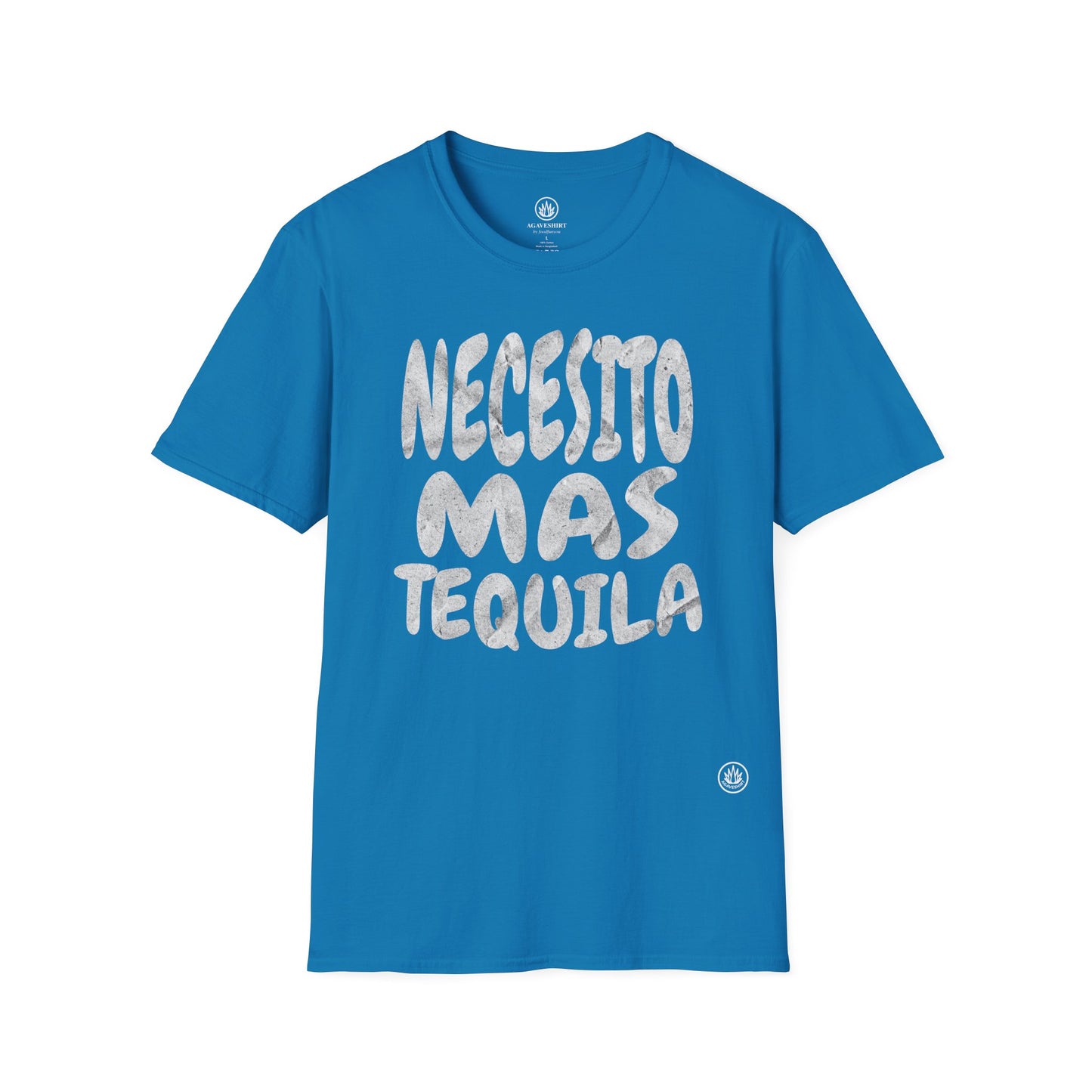 Necesito Más Tequila | Agave Shirt | Gildan 64000 | Unisex Softstyle Cotton T-Shirt