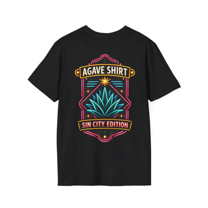 Sin City Edition Agave Shirt — Neon Lights | Gildan 64000 | Unisex Softstyle Tee