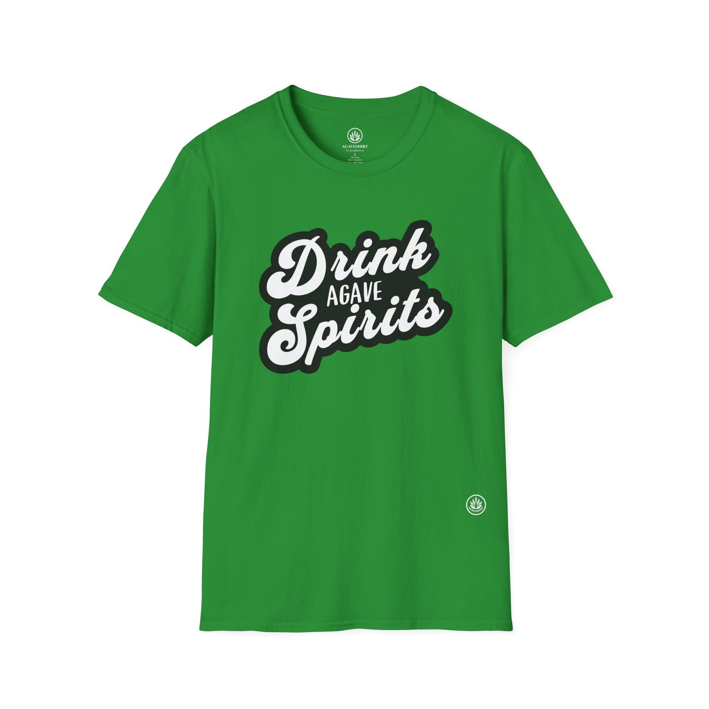 Drink Agave Spirits | Agave Shirt | Gildan 64000 | Unisex Softstyle Cotton T-Shirt