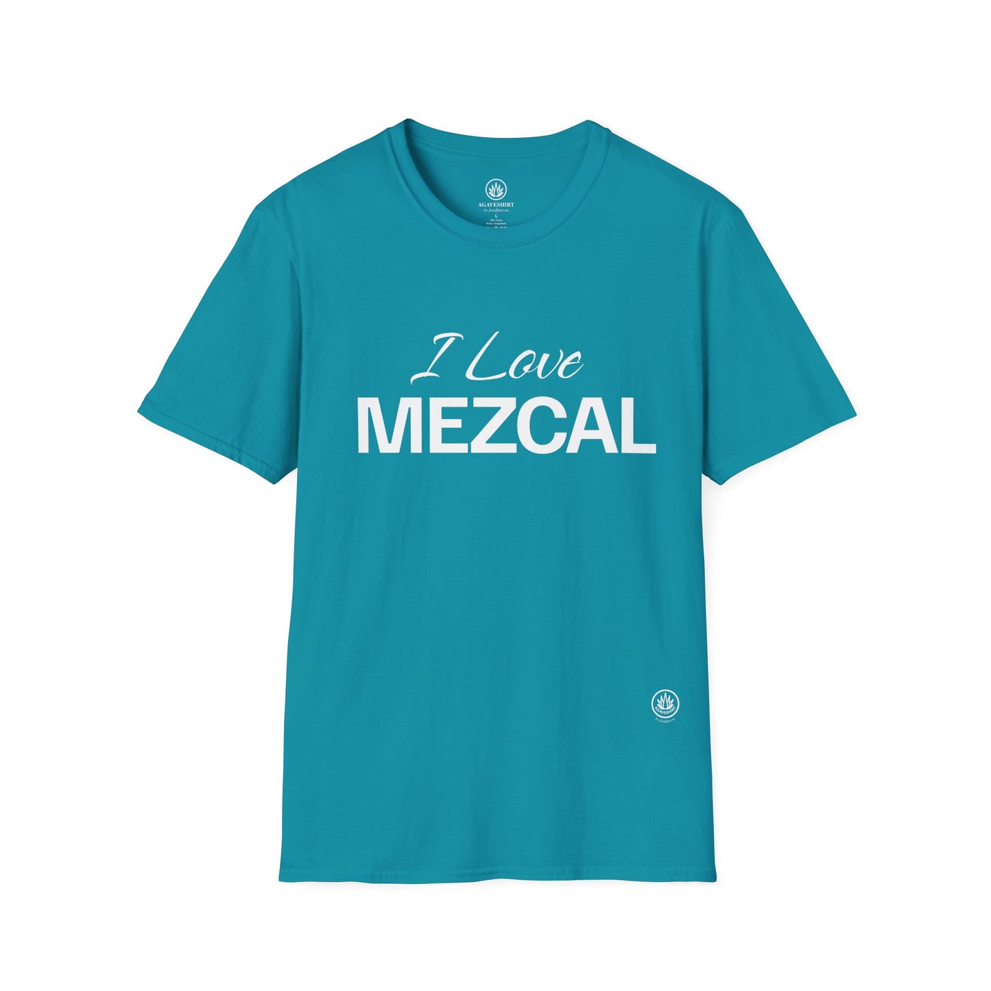 I Love Mezcal T-Shirt | Gildan 64000 | Unisex Softstyle Cotton Tee