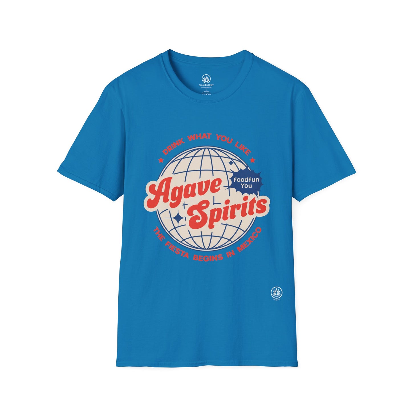 Agave Spirits World Tee | Gildan 64000 | Unisex Softstyle Cotton Tee