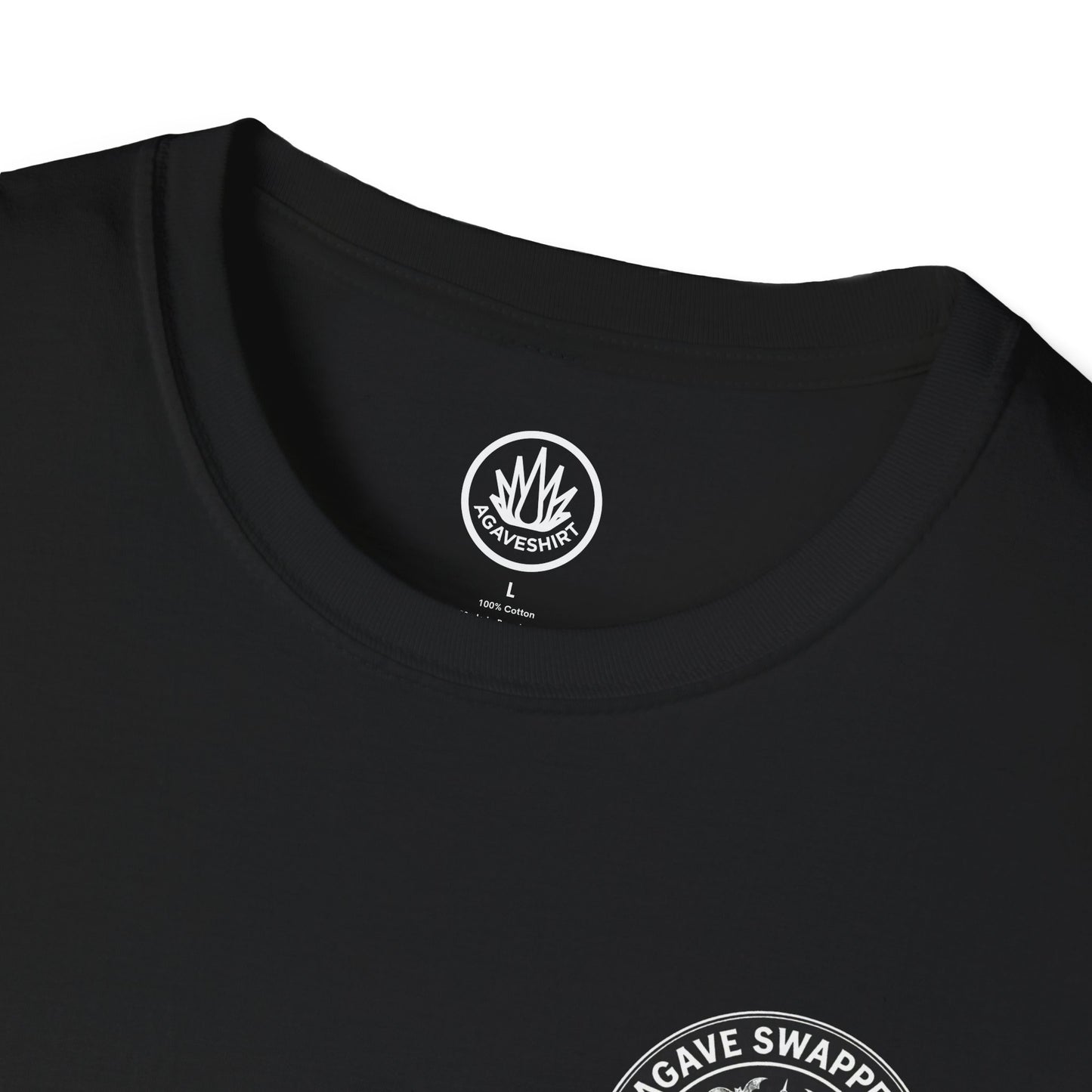 Agave Swappers — Small Chest Logo T-Shirt | Agave Shirt | Gildan 64000 Unisex Sofstyle T-Shirt