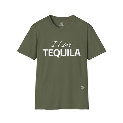 I Love Tequila | Agave Shirt | Gildan 64000 | Unisex Softstyle Cotton T-Shirt