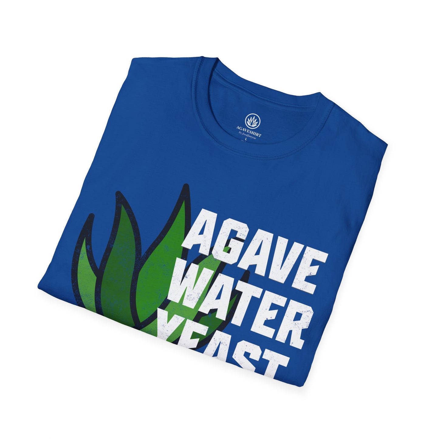 Agave. Water. Yeast. Sin Aditivos. | Agave Shirt | Gildan 64000 | Unisex Softstyle Cotton T-Shirt