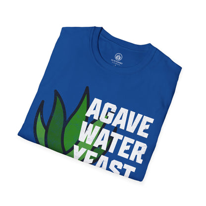 Agave. Water. Yeast. Sin Aditivos. | Agave Shirt | Gildan 64000 | Unisex Softstyle Cotton T-Shirt