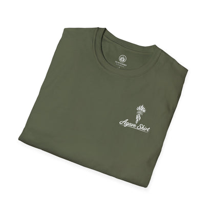 New York Edition Agave Shirt — Lady Liberty Cityscape | Gildan 64000 | Unisex Softstyle Tee
