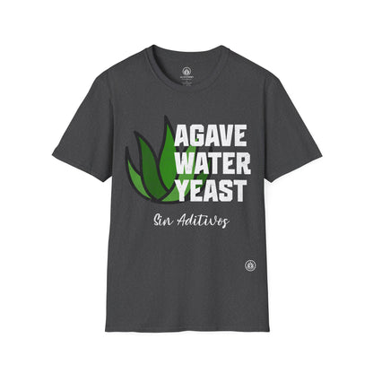 Agave. Water. Yeast. Sin Aditivos. | Agave Shirt | Gildan 64000 | Unisex Softstyle Cotton T-Shirt