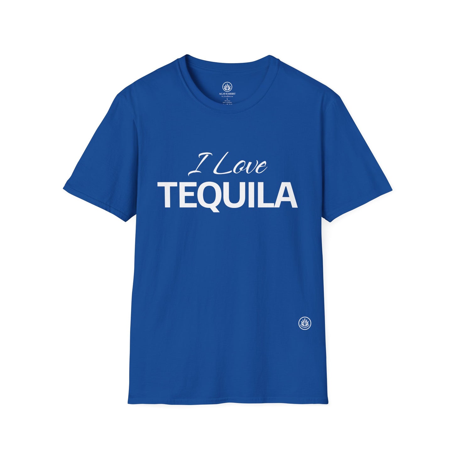 I Love Tequila | Agave Shirt | Gildan 64000 | Unisex Softstyle Cotton T-Shirt