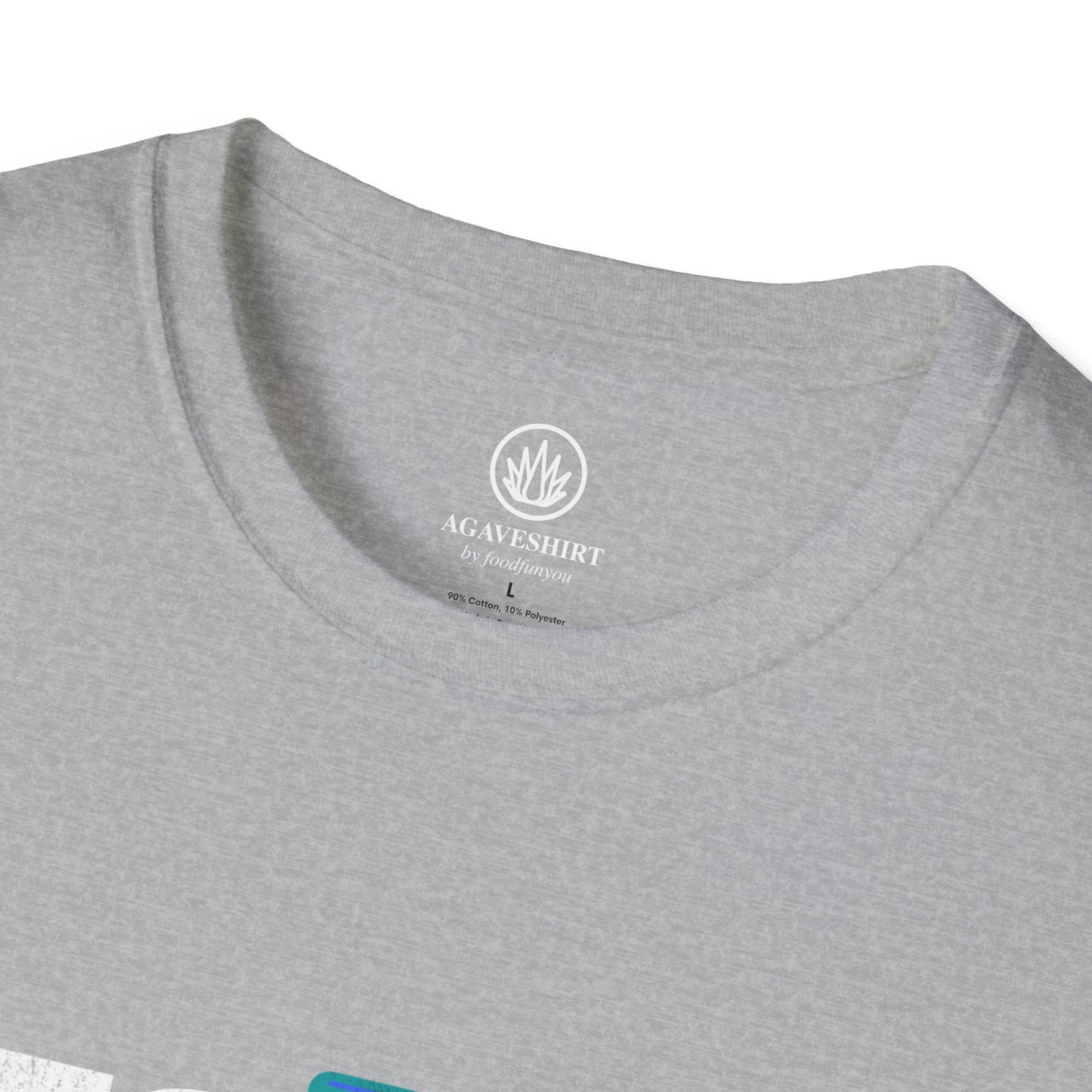 Tequila Bottle Agave Shirt | Gildan 64000 | Unisex Softstyle Cotton T-Shirt