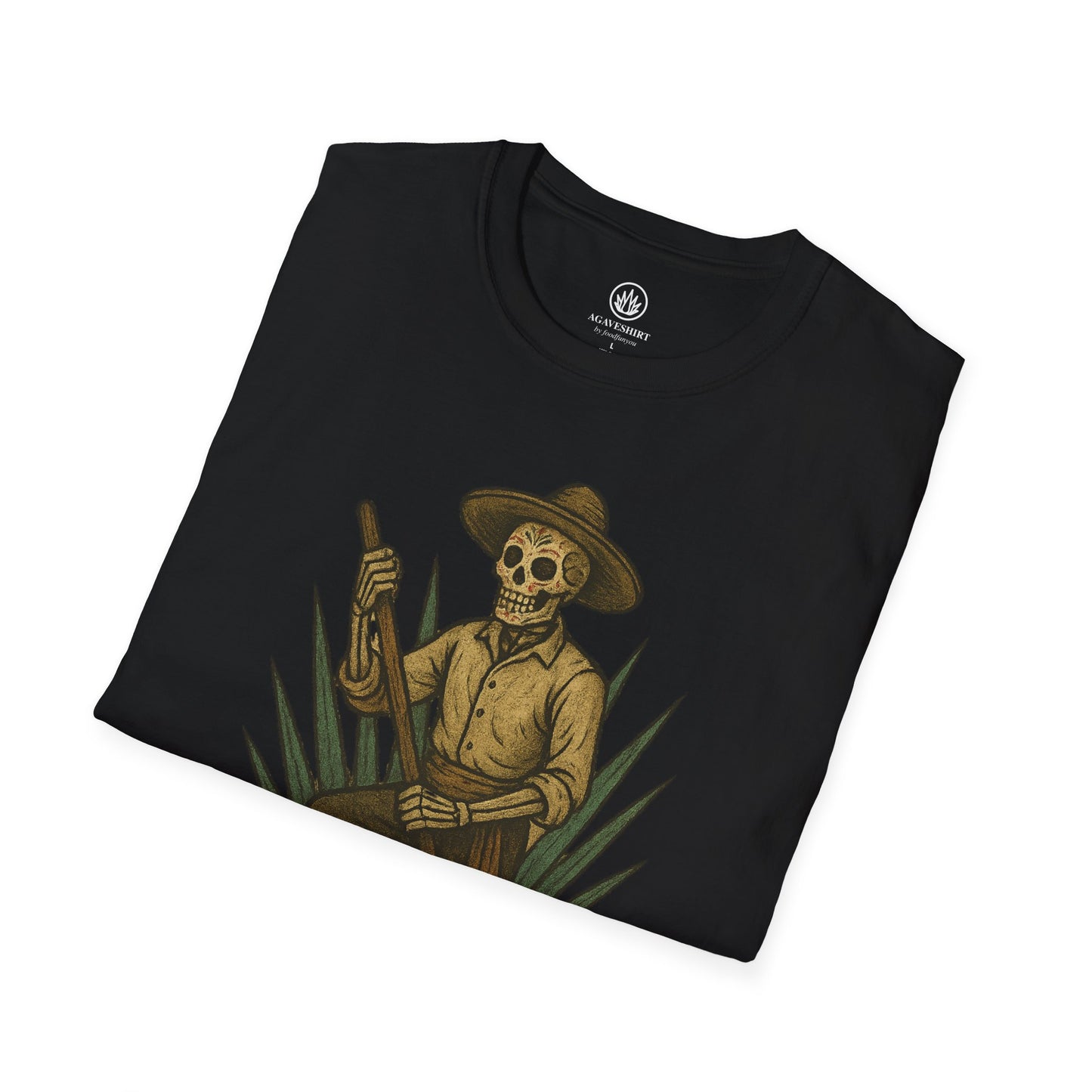 Día de los Muertos - Jimador - 2025 | Agave Shirt | Gildan 64000 | Unisex Softstyle Cotton T-Shirt