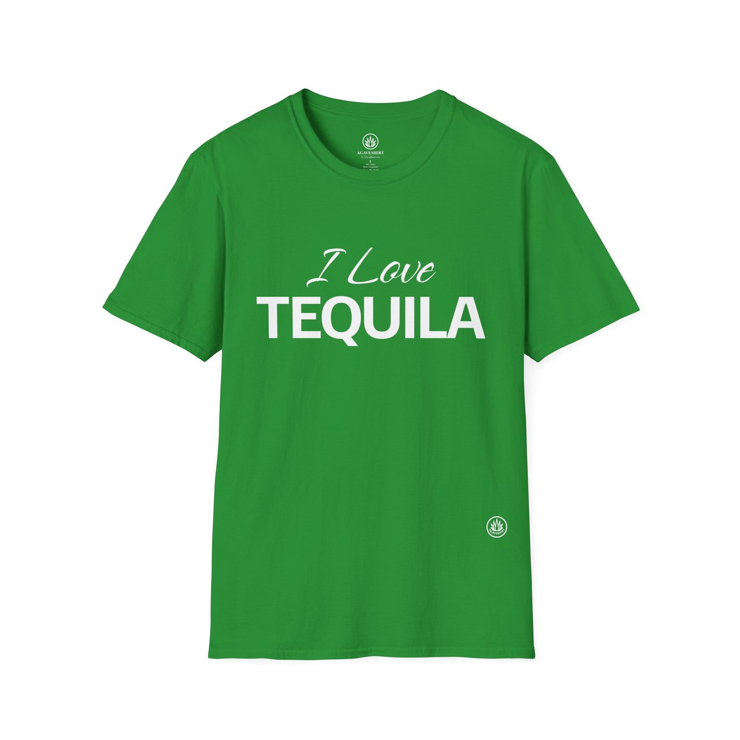 I Love Tequila | Agave Shirt | Gildan 64000 | Unisex Softstyle Cotton T-Shirt