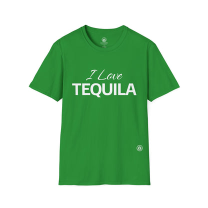 I Love Tequila | Agave Shirt | Gildan 64000 | Unisex Softstyle Cotton T-Shirt