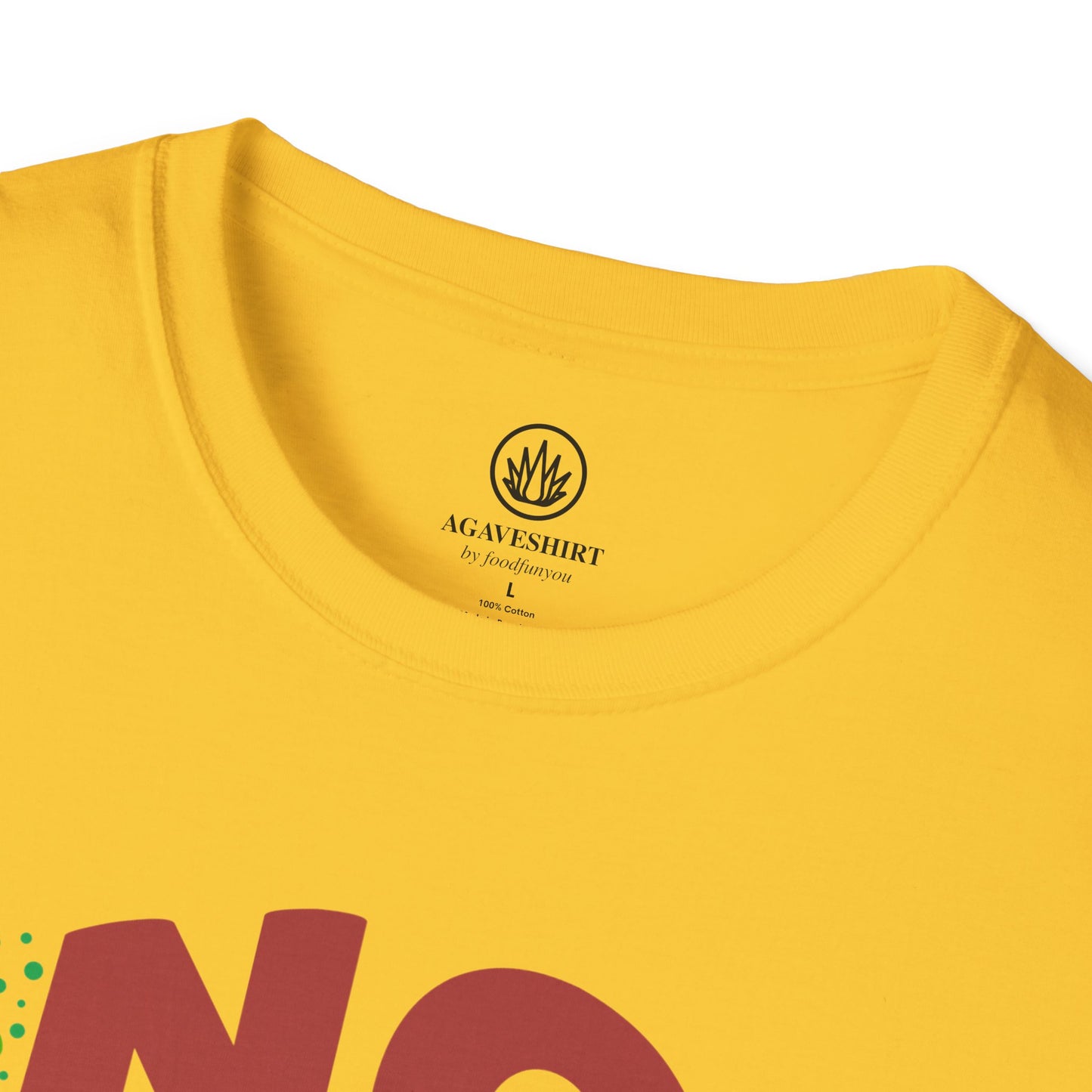NO SALT. NO LIME. | Agave Shirt | Gildan 64000 | Unisex Softstyle Cotton T-Shirt