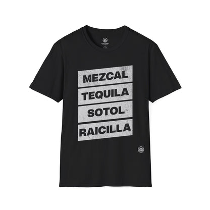 Agave Spirits – Mezcal, Tequila, Raicilla, Sotol | Agave Shirt | Gildan 64000 | Unisex Softstyle Cotton T-Shirt