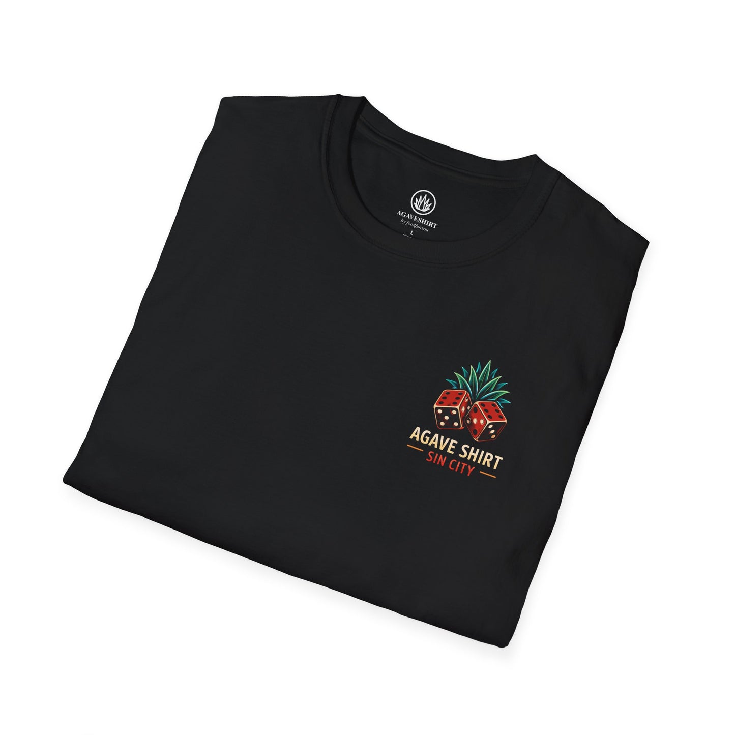 Sin City Edition Agave Shirt — High Roller | Gildan 64000 | Unisex Softstyle Tee