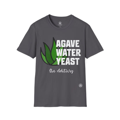 Agave. Water. Yeast. Sin Aditivos. | Agave Shirt | Gildan 64000 | Unisex Softstyle Cotton T-Shirt