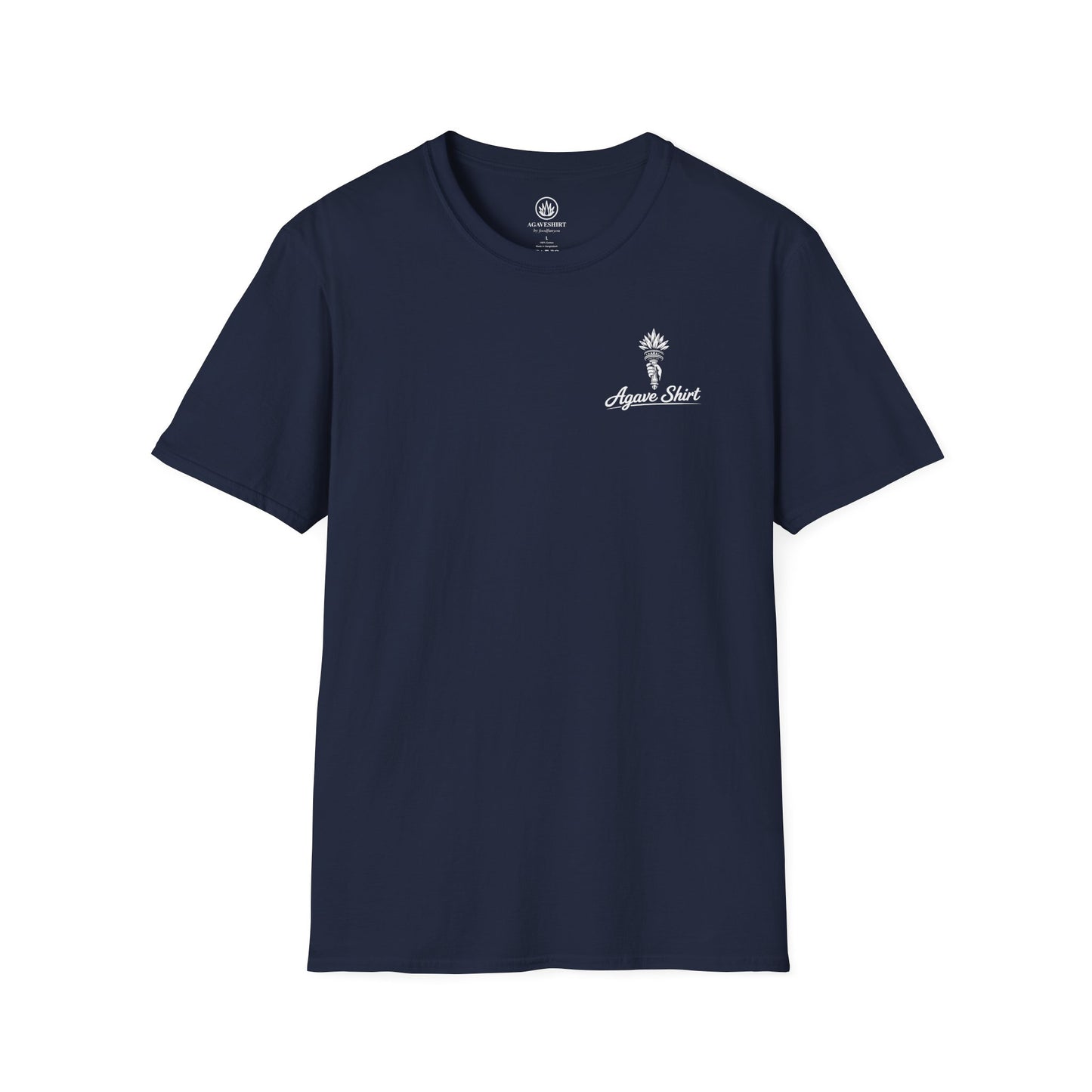 New York Edition Agave Shirt — Lady Liberty Cityscape | Gildan 64000 | Unisex Softstyle Tee