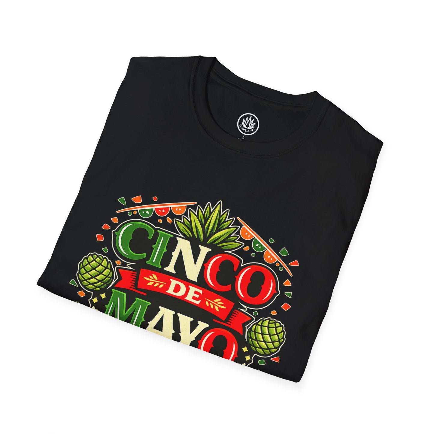 Cinco de Mayo Agave Shirt | Gildan 64000 | Unisex Softstyle Cotton T-Shirt