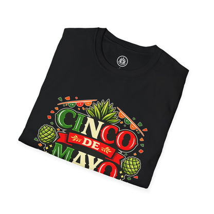 Cinco de Mayo Agave Shirt | Gildan 64000 | Unisex Softstyle Cotton T-Shirt
