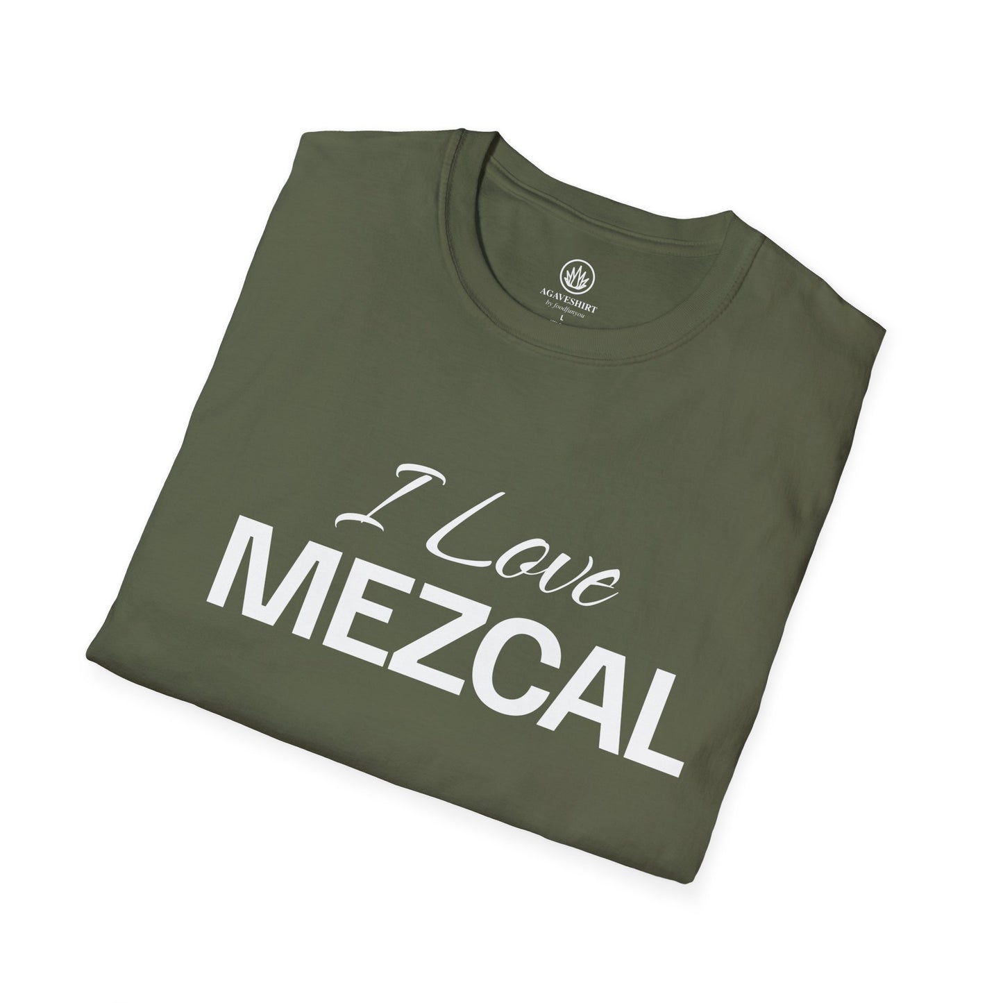 I Love Mezcal T-Shirt | Gildan 64000 | Unisex Softstyle Cotton Tee