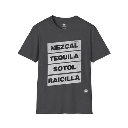 Agave Spirits – Mezcal, Tequila, Raicilla, Sotol | Agave Shirt | Gildan 64000 | Unisex Softstyle Cotton T-Shirt