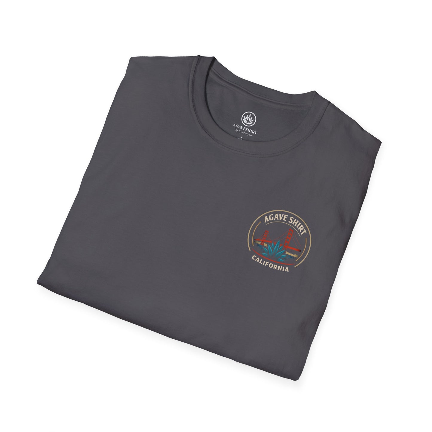 California Edition Agave Shirt — Golden Gate Agave | Gildan 64000 | Unisex Softstyle Tee