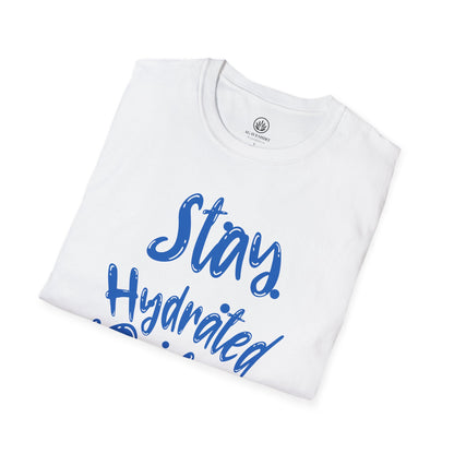 Stay Hydrated, Drink Tequila | Agave Shirt | Gildan 64000 | Unisex Softstyle Cotton T-Shirt